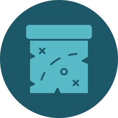 Tıbbi bir simgenin vektör illüstrasyonu