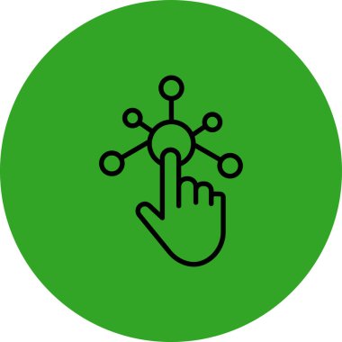 El işaretleyici vektör simgesi. Düz simge izole edildi. 10 saniye..