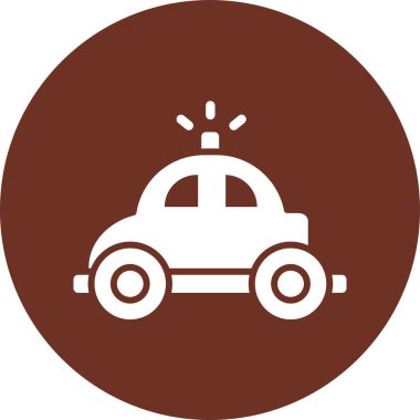 araba simgesi vektör illüstrasyonu