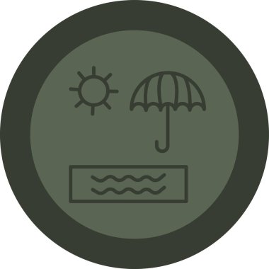 Modern simgenin vektör illüstrasyonu