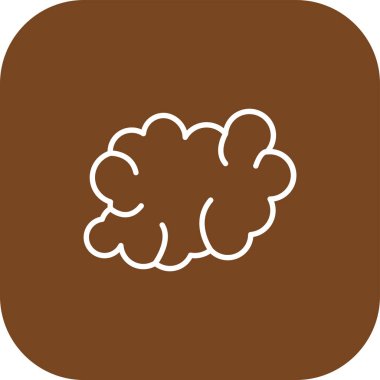 Bulut simgesi vektör illüstrasyonu