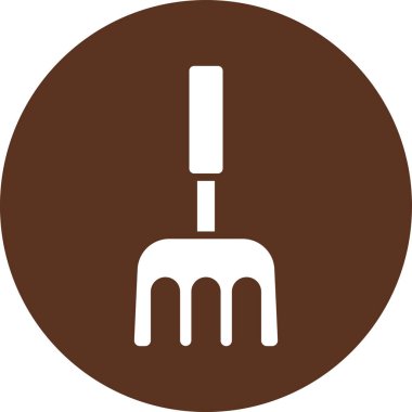 kürek simgesi vektör illüstrasyonu.