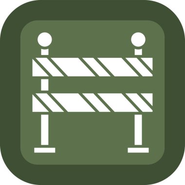 Yol işareti simgesi. vektör illüstrasyonu