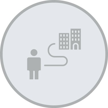 Vektör çizim ofis binası