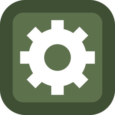 Vites düz yuvarlak vektör simgesi