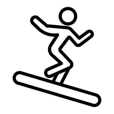 kayak sporu simgesi, özet biçimi