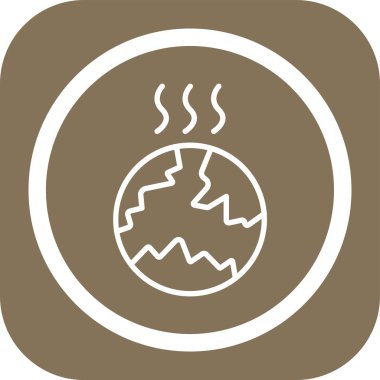 Sıcak içecek ikonunun gösterimi