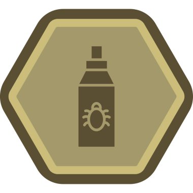 Modern b 'nin vektör illüstrasyonu şişe simgesinden yoksun