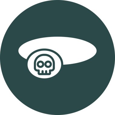 Kurukafa simgesi vektör illüstrasyonu