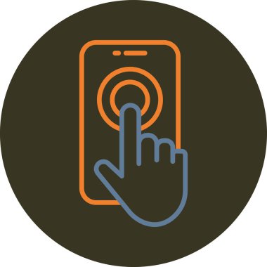 cep telefonu ikonu vektör illüstrasyonu