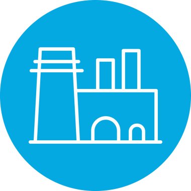 Modern yapı simgesinin vektör illüstrasyonu