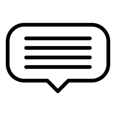 konuşma kabarcığı vektör çizimi