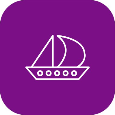 gemi web simgesi. vektör tasarımı