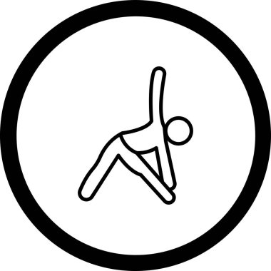 Tek bir simgenin vektör illüstrasyonu