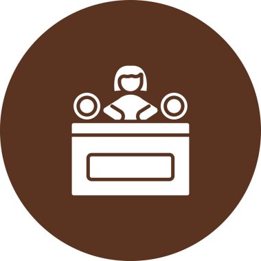 Bir kahve makinesi simgesinin çizimi