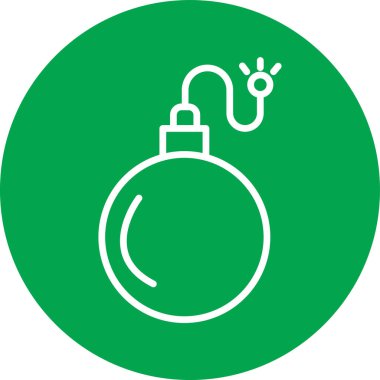 ampul simgesi vektör illüstrasyonu