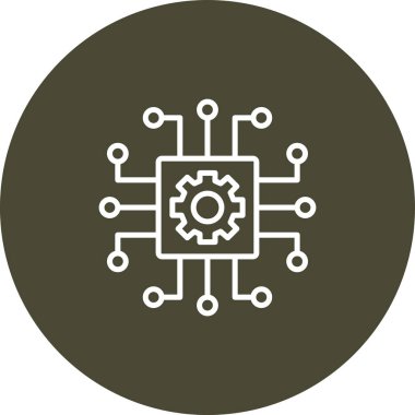 seo modern simgesinin vektör illüstrasyonu