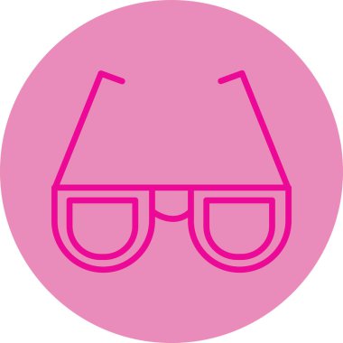 Şirin ve modern güneş gözlüklerinin vektör çizimi