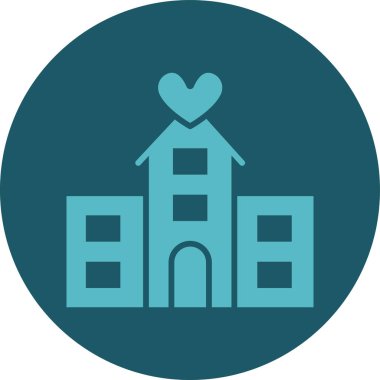 ev simgesi, vektör illüstrasyonu