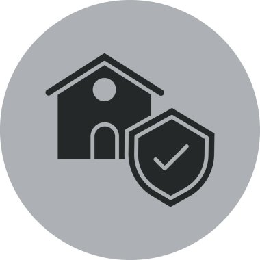 Ev simgesi vektör illüstrasyonu