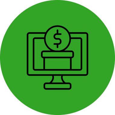 seo modern simgesinin vektör illüstrasyonu