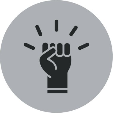 Moda tasarım tarzında ilk ikon. Beyaz arkaplanda izole edilmiş yumruk simgesi. yumruk vektör simgesi basit ve modern düz sembol.