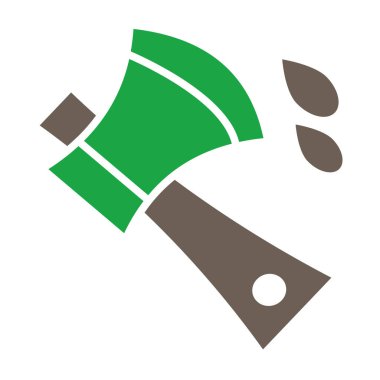 Axe simgesi, vektör illüstrasyonu