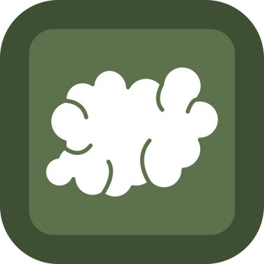 Mantar ikonu. Vektör İllüstrasyonu.