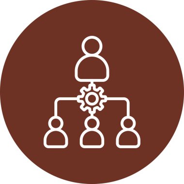 İnsan simgesinin vektör illüstrasyonu