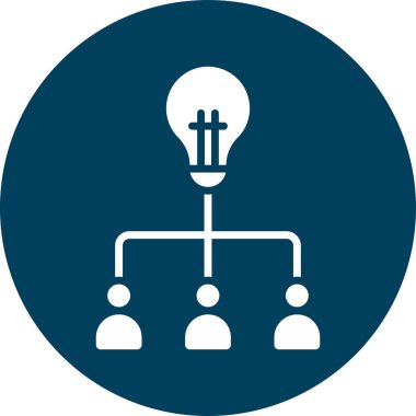 ampul vektör simgesi modern basit tasarım illüstrasyonu