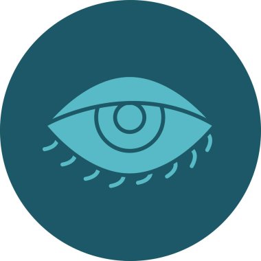 Göz simgesi vektör illüstrasyonu