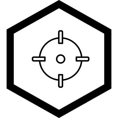 Bir nükleer simgenin vektör illüstrasyonu