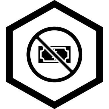 tüten simge yok, vektör illüstrasyonu