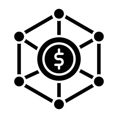 para vektörü düz renk simgesi