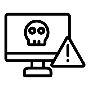 bilgisayar simgesi vektör illüstrasyonu