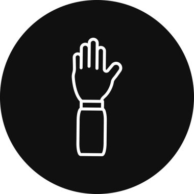 Modern simgenin vektör illüstrasyonu