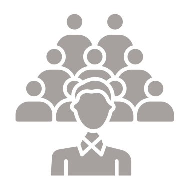 İş dünyası takım ikonu. vektör illüstrasyonu.