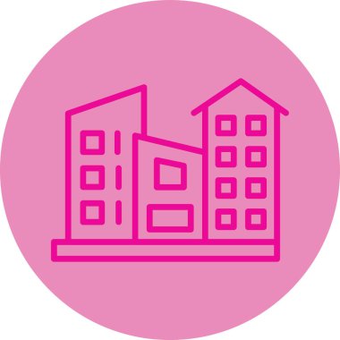 modern yapı vektör illüstrasyon tasarımı