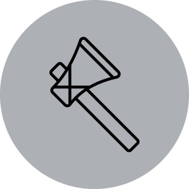 Projeniz için vektör çekiç simgesi