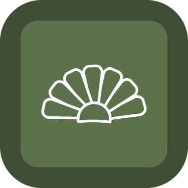 Kabuk simge vektör çizim