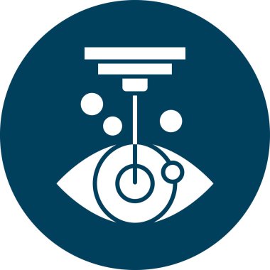 Göz simgesinin vektör illüstrasyonu