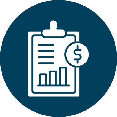 Dolar. Web simgesi basit illüstrasyon