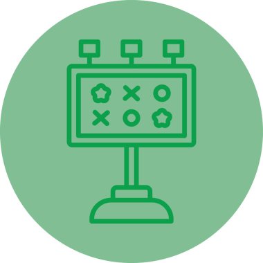 eşsiz bilgisayar ekran vektör çizgisi simgesi