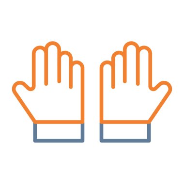 El hareketi ince çizgi vektör ikonu, el hareketi, jest, işaret, sembol, totoslar, beyaz arkaplan üzerine imza, doğrusal