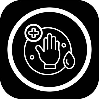 Haç tutan bir elin vektör çizimi