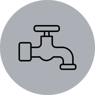 Web ve mobil için vektör boru simgesi