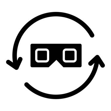 Çizgi film simgesinin vektör çizimi