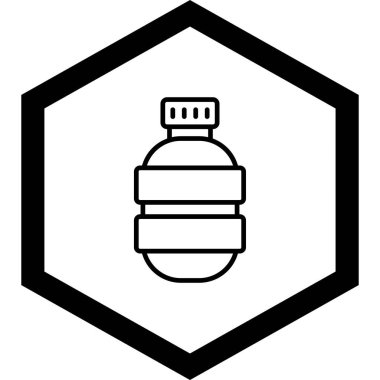 Bir fener simgesinin vektör illüstrasyonu