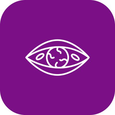 Göz simgesinin vektör illüstrasyon tasarımı