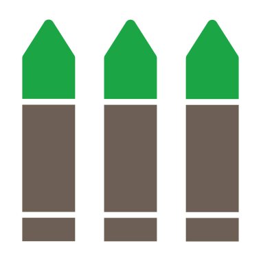 renk kalem simgesi, vektör tasarımı